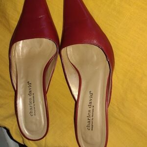 Charles David Red Women's Shoes